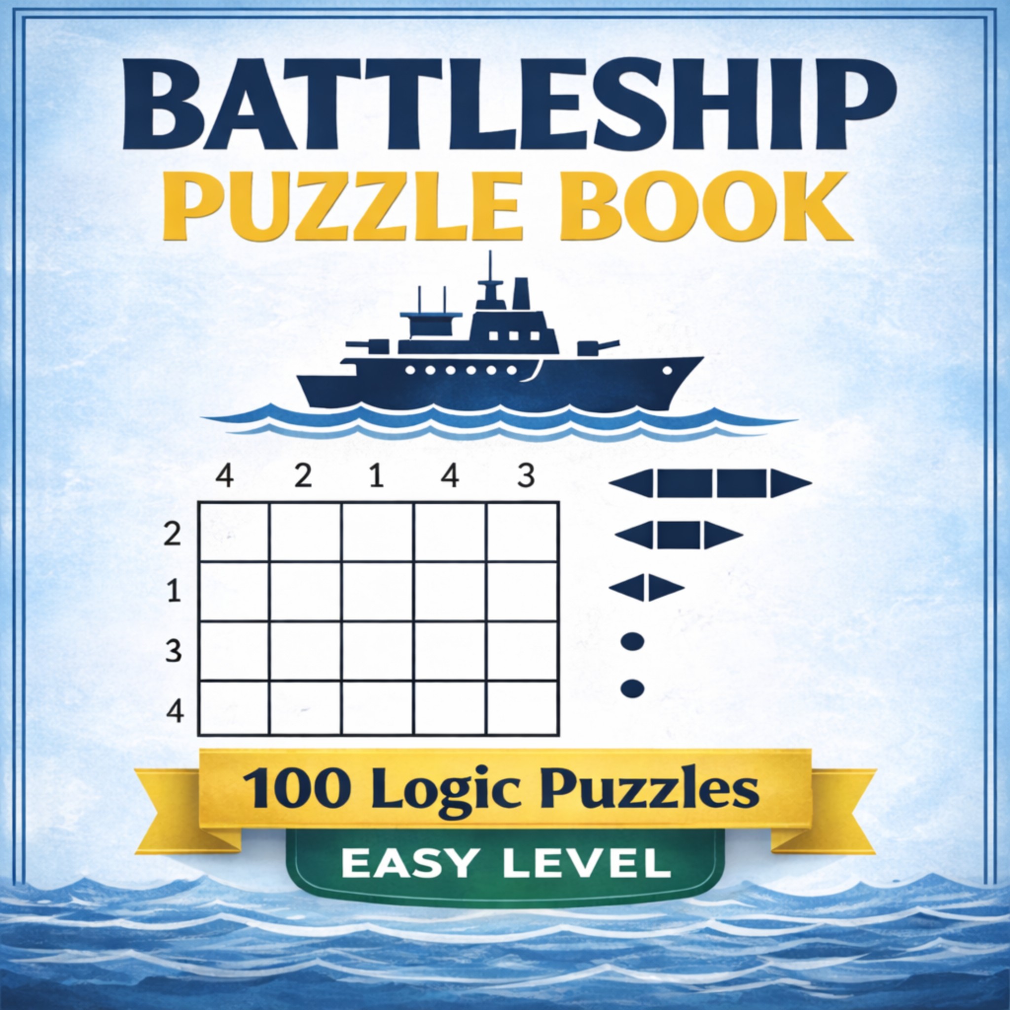 Battleship Puzzle Book – Easy